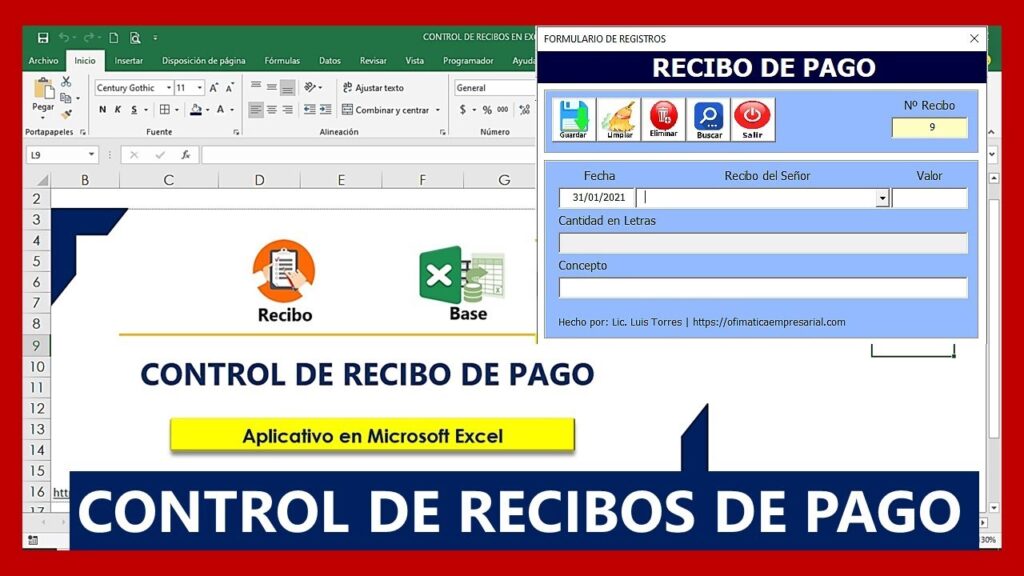 Formato de Recibo de Pago en Excel: Cómo Crear y Personalizar